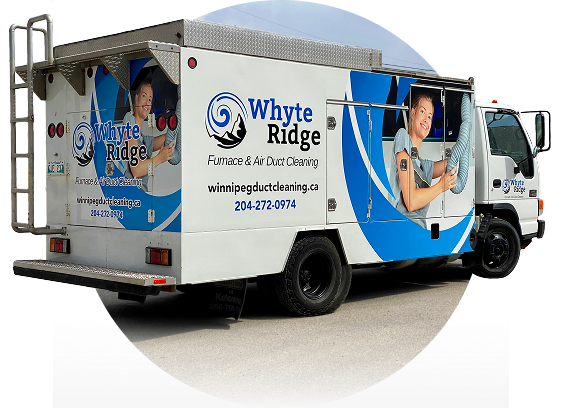 Winnipeg Duct Cleaning truck with powerful suction