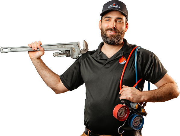 Taylor Adolphe holding wrench