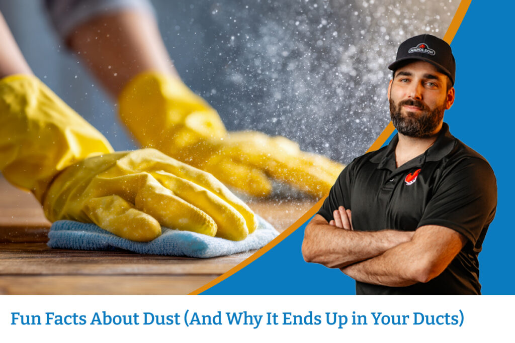 Fun Facts About Dust (And Why It Ends Up in Your Ducts)